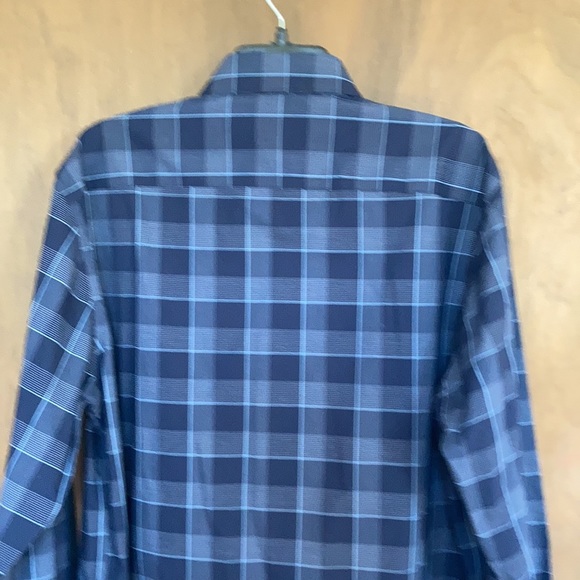 Apt 9 premier flex no iron plaid print button down shirt size L - Picture 15 of 17